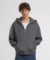 Fluffy zip hoodie